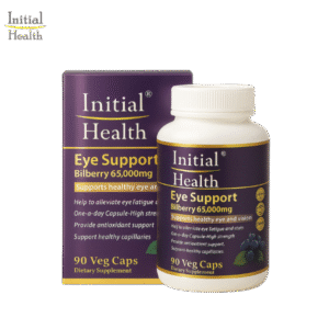 Initial Health bilberry eye supplements for daily eye health support